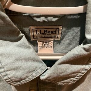 LL Bean button up